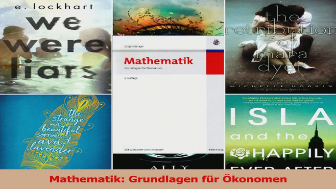 Lesen  Mathematik Grundlagen für Ökonomen Ebook Frei