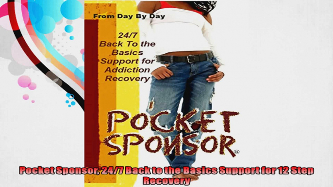 Pocket Sponsor 247 Back to the Basics Support for 12 Step Recovery