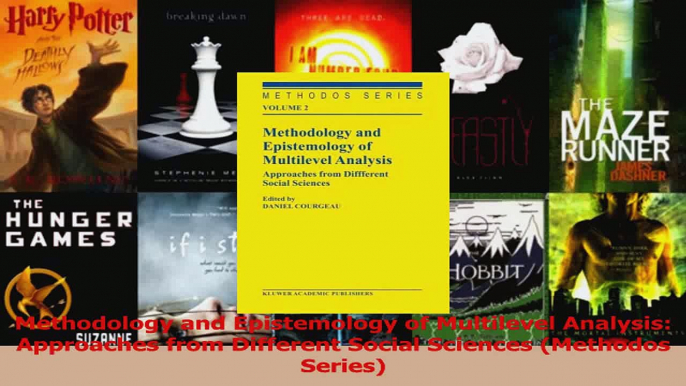 Read  Methodology and Epistemology of Multilevel Analysis Approaches from Different Social Ebook Free