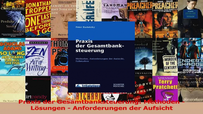 Download  Praxis der Gesamtbanksteuerung Methoden  Lösungen  Anforderungen der Aufsicht PDF Frei