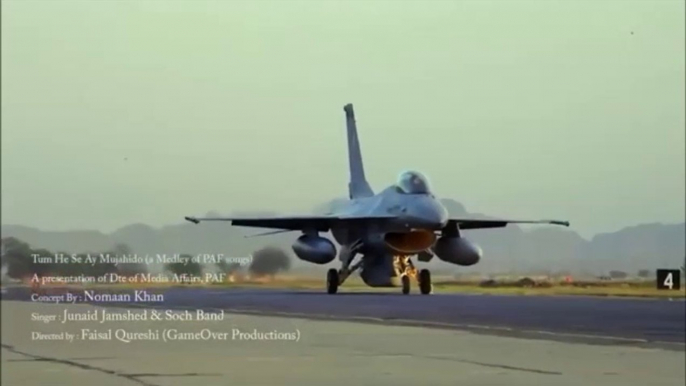 Tum hi se aey mujahidon by Junaid Jamshed and Soch Band Pakistan Air Force New Song 2015
