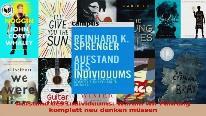 Lesen  Aufstand des Individuums Warum wir Führung komplett neu denken müssen Ebook Frei