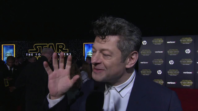 Star Wars: The Force Awakens Premiere: Andy Serkis
