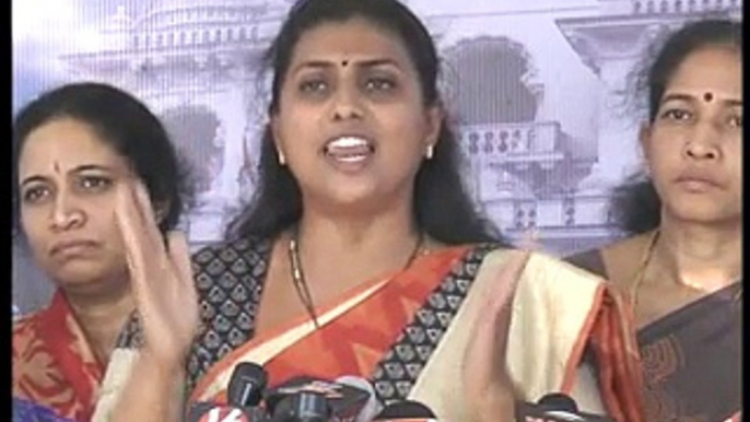 YCP MLA Roja hot comments on AP CM Chandrababu Naidu