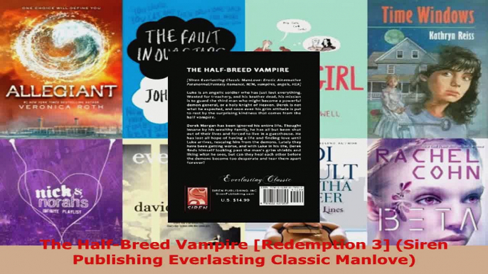 Read  The HalfBreed Vampire Redemption 3 Siren Publishing Everlasting Classic Manlove EBooks Online