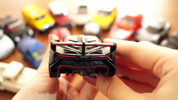 A lot of Cars Toys for Kids. Cars Cartoon - Car For Kids. Lamborghini Veneno. Unboxing model cars