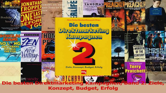 Lesen  Die besten Direktmarketing Kampagnen Band 2 Ziele Konzept Budget Erfolg Ebook Frei