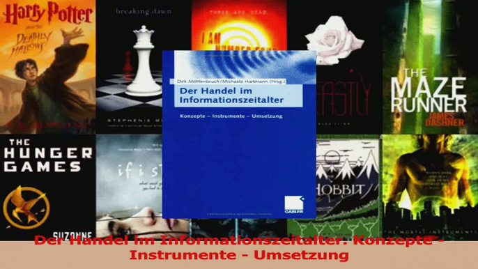 Lesen  Der Handel im Informationszeitalter Konzepte  Instrumente  Umsetzung Ebook Frei