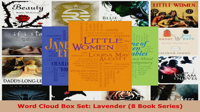 Read  Word Cloud Box Set Lavender 8 Book Series EBooks Online