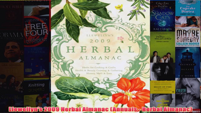 Llewellyns 2009 Herbal Almanac Annuals  Herbal Almanac