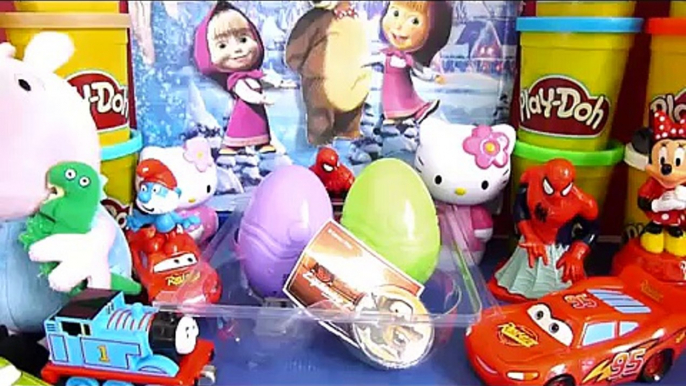 Mario MARIO Toy Story, Dora, Маша и Медведь, Masha i Medved, Peppa Pig Kinder Surprise Eggs