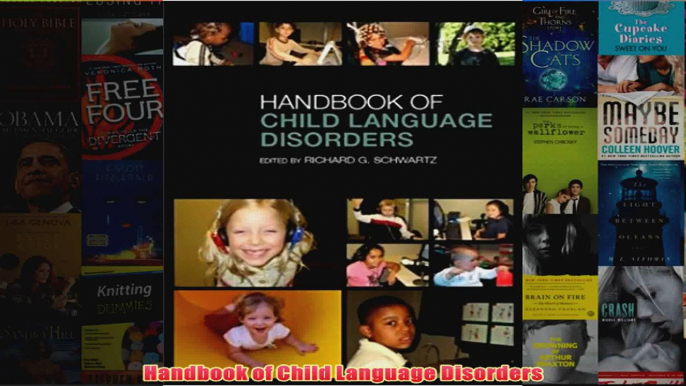 Handbook of Child Language Disorders