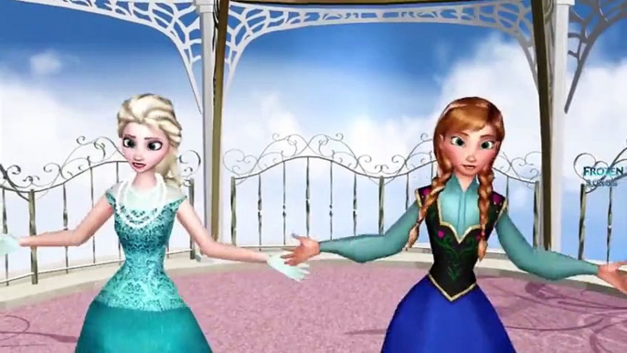 Frozen Elsa Anna Hokey Pokey | Frozen Cartoons for Kids | Frozen Rhymes Hokey Pokey Rhymes