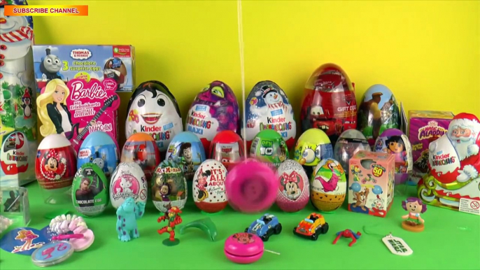 49 Surprise eggs Kinder Surprise Mickey Mouse Monsters Maxi Kinder Surprise Furuta Tom and