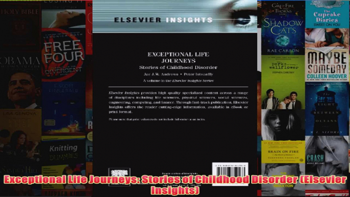 Exceptional Life Journeys Stories of Childhood Disorder Elsevier Insights