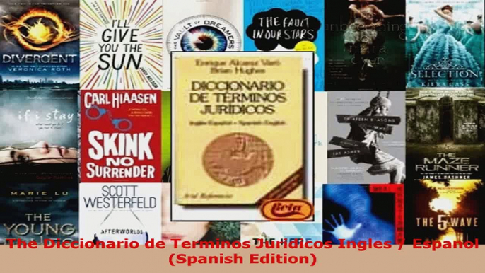 PDF Download  The Diccionario de Terminos Juridicos Ingles  Espanol Spanish Edition Read Online