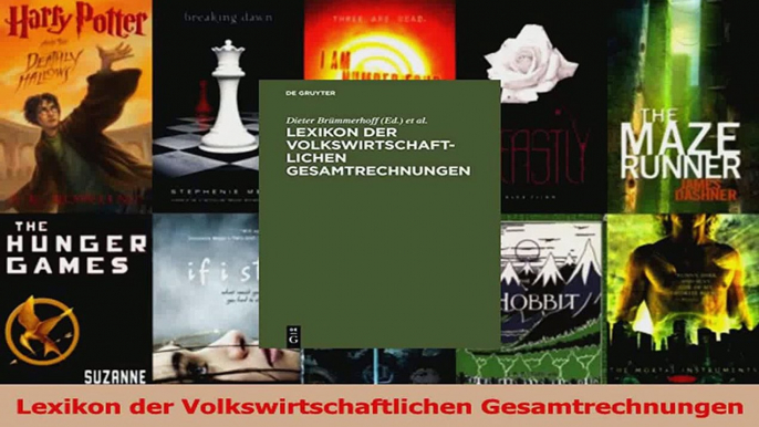 Lesen  Lexikon der Volkswirtschaftlichen Gesamtrechnungen Ebook Frei