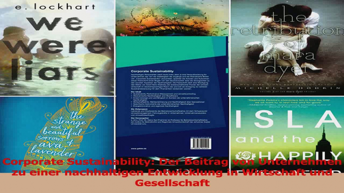 Lesen  Corporate Sustainability Der Beitrag von Unternehmen zu einer nachhaltigen Entwicklung in Ebook Frei