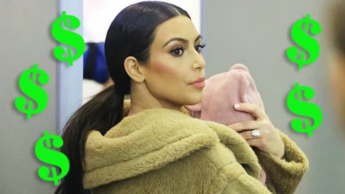 Kim and Kanye Are Offered Millions For Pics of Baby Saint!