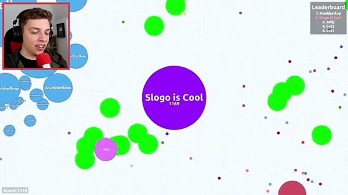 MODDED SERVER CHEATING! - Agar.io