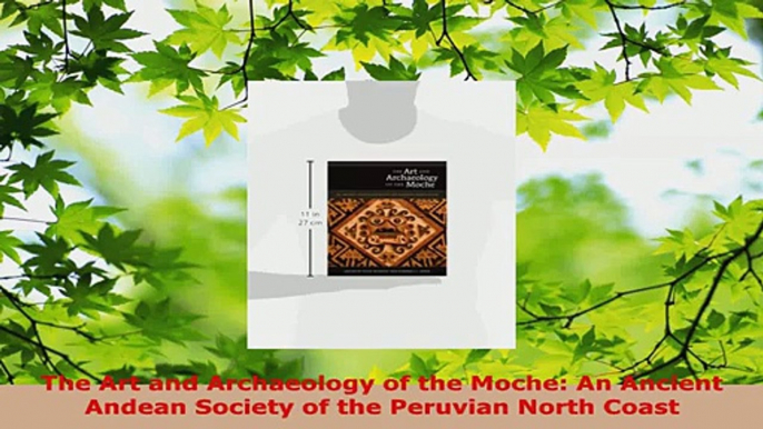 Read  The Art and Archaeology of the Moche An Ancient Andean Society of the Peruvian North PDF Online