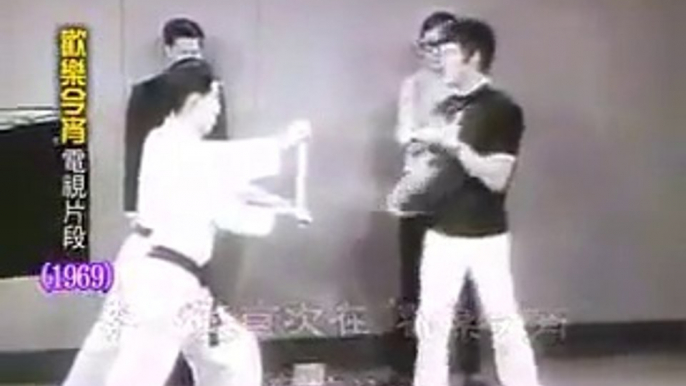 1969 Video of Bruce Lee Breaking A Board With The 1 Inch Punch