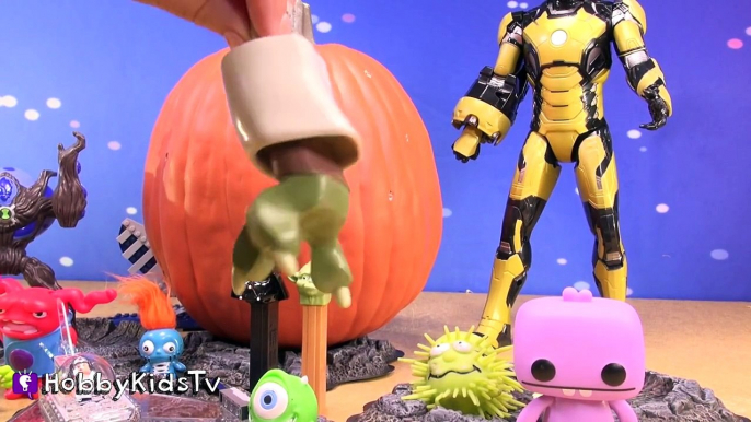 PUMPKIN Surprise! STAR WARS Caveman Meets Science Fiction + Ironman Box Surprise HobbyKids