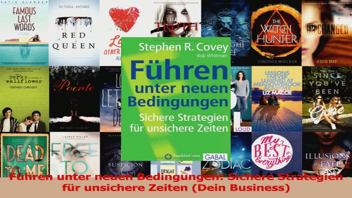 Lesen  Führen unter neuen Bedingungen Sichere Strategien für unsichere Zeiten Dein Business Ebook Frei