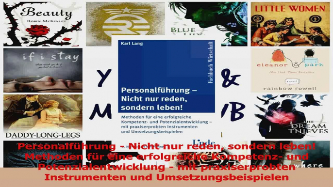 Download  Personalführung  Nicht nur reden sondern leben Methoden für eine erfolgreiche Kompetenz Ebook Frei