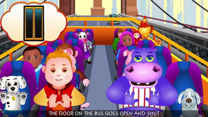 Wheels On The Bus | New York City | Popular Nursery Rhyme by ChuChu TV