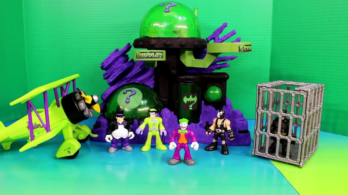 Imaginext Nightwing & Spider-man Save Batman From Joker Riddler Bane Penguin Just4fun290