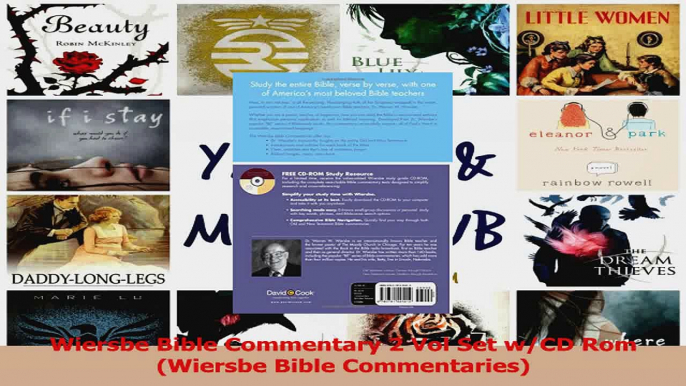 PDF Download  Wiersbe Bible Commentary 2 Vol Set wCD Rom Wiersbe Bible Commentaries Read Online