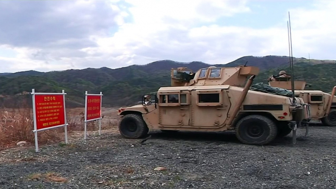 Humvee Show Off Tow Missile/.50 cal and Mk19 HMMWV Version Firing Side by Side