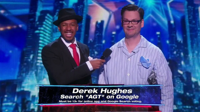 Americas Got Talent 2015 S10E21 Semi Finals Rd.1 Derek Hughes Comedic Magician