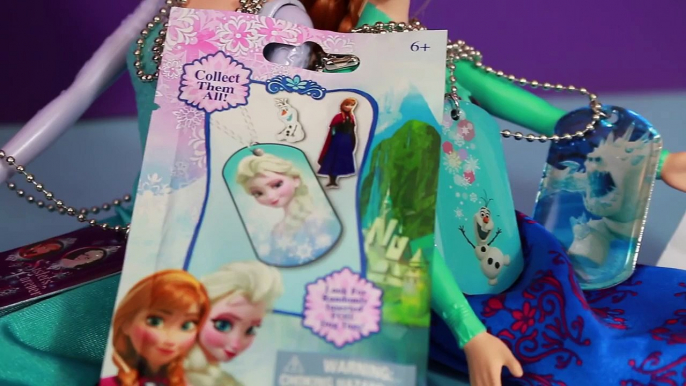 Elsa Surprise Disney Frozen Princess Foil Pack Mystery Dog Tags Elsa Olaf Anna Kristoff Kinder Toys