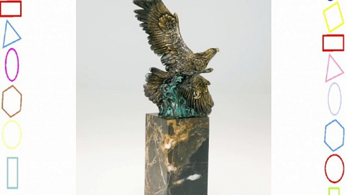 Bronze sculpture flying eagle golden eagle bronze sculpture 32cm bronze figure