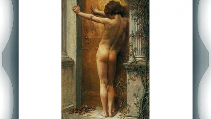 GFM Painting Handmade Oil Painting Reproductions of Love Locked Out 1889Oil Painting by Anna