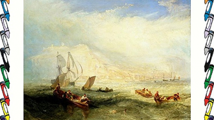 Giclee Prints: Line Fishing Off Hastings - 30x23 inches on Canvas - by J. M. W. Turner