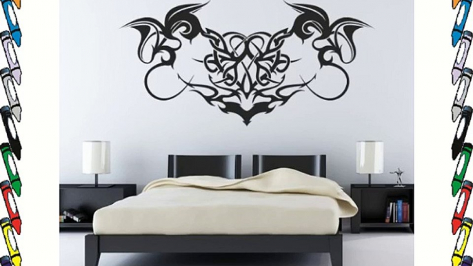 Gothic Print Wall Sticker Decorative Wall Decal Art available in 5 Sizes and 25 Colours X-Large