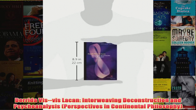 Derrida Visvis Lacan Interweaving Deconstruction and Psychoanalysis Perspectives in