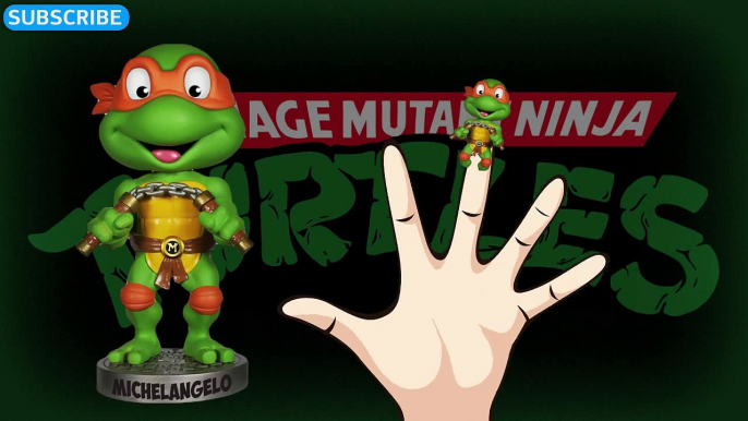 DADDY FINGER TEENAGE MUTANT NINJA TURTLES TMNT Leonardo, Raphael, Michaelangelo, Splinter, Donatello