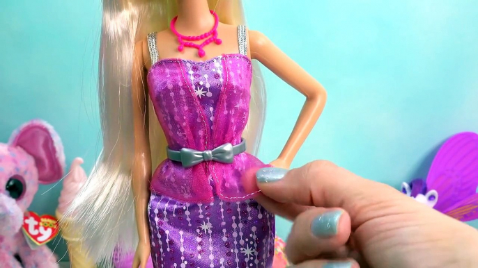 Barbie Color Change Makeup Color Me Glam Hair Frozen Ice Water Changer Fashion Style Doll