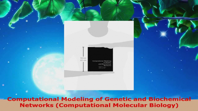 Read  Computational Modeling of Genetic and Biochemical Networks Computational Molecular Ebook Free