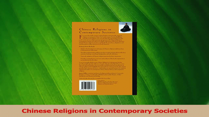 Download  Chinese Religions in Contemporary Societies PDF Free