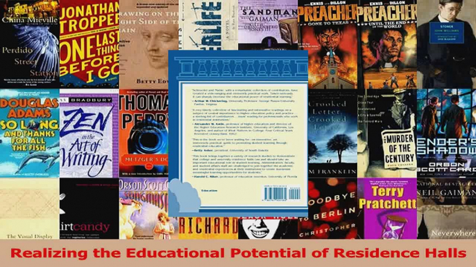 PDF Download  Realizing the Educational Potential of Residence Halls PDF Full Ebook