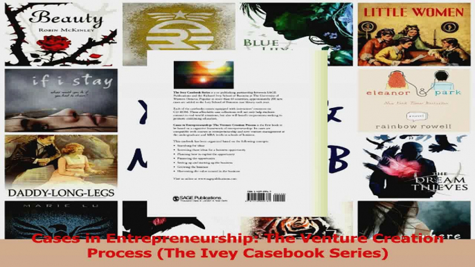 PDF Download  Cases in Entrepreneurship The Venture Creation Process The Ivey Casebook Series Read Full Ebook