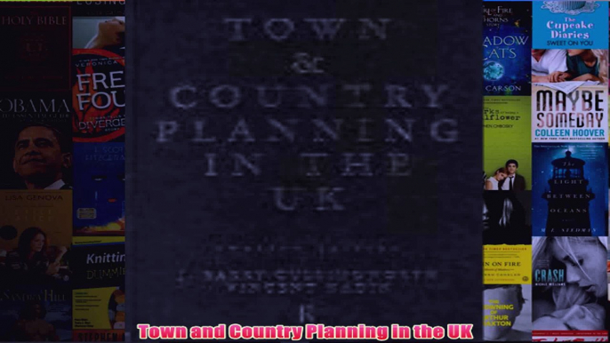 Town and Country Planning in the UK