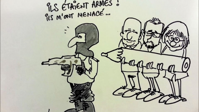 En janvier 2015, le dessinateur Cled'12 rendait hommage aux victimes de Charlie Hebdo