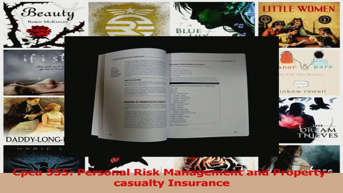 PDF Download  Cpcu 555 Personal Risk Management and Propertycasualty Insurance PDF Online