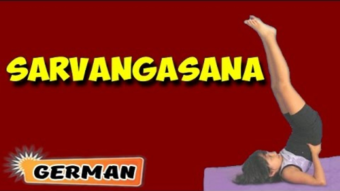 Sarvangasana | Yoga für Anfänger | Yoga for Kids Obesity & Tips | About Yoga in German